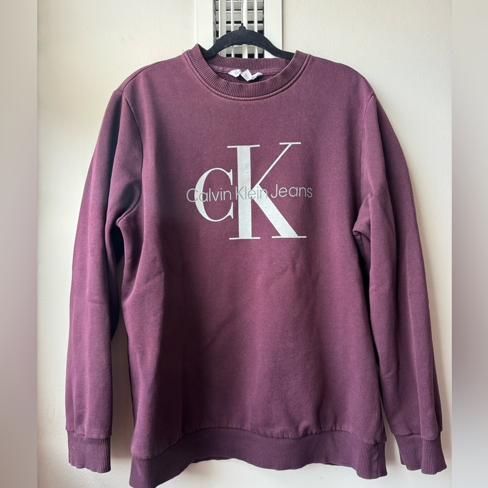 Calvin Klein Maroon Sweatshirt